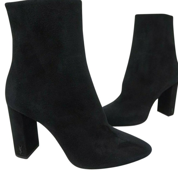 Saint Laurent Shoes - YVES SAINT LAURENT YSL Betty Ankle Booties BLACK 6